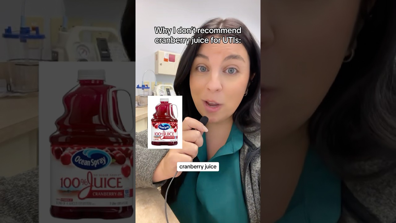 This is why I don’t recommend drinking cranberry juice for UTIs 