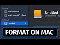 How to Format External Hard Drive Mac