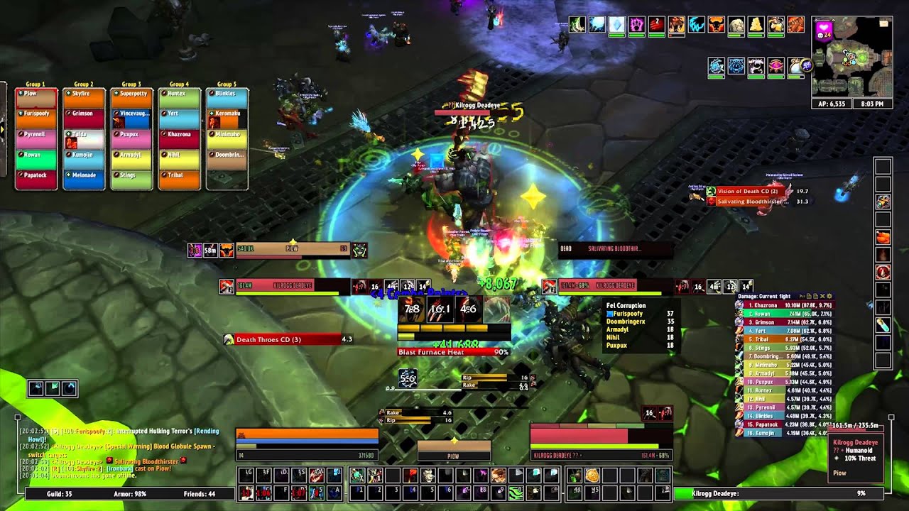 Feral PoV Heroic Kil'rogg Deadeye War Front