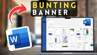 How to Create a Bunting Banner in MS Word | Microsoft Word Tutorial (2025)