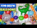 BALLOONS At Five Below! Inflating Glow In The Dark, Giant, Confetti, Weird #Balloon & Popping