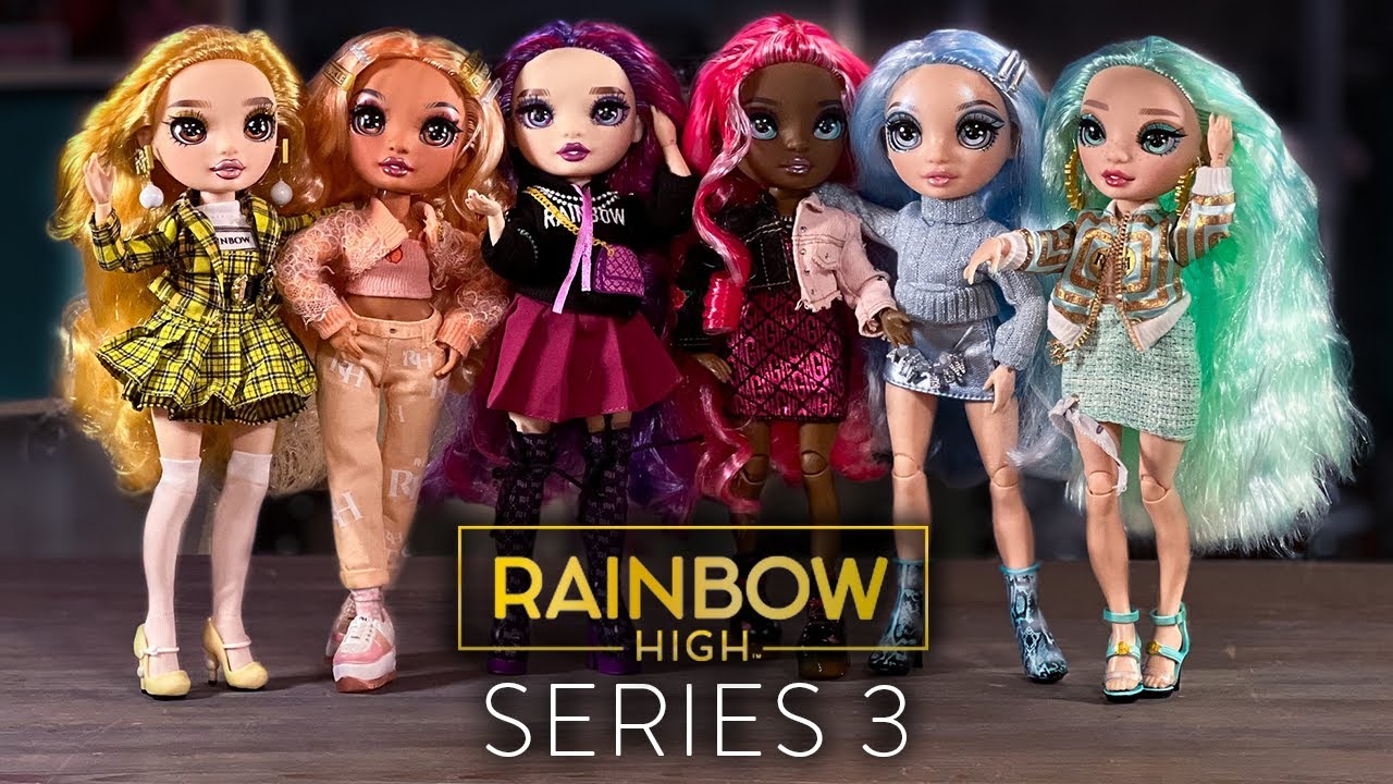 Rainbow High Series 3 - Unboxing & Review (All 6 Dolls!) - YouTube