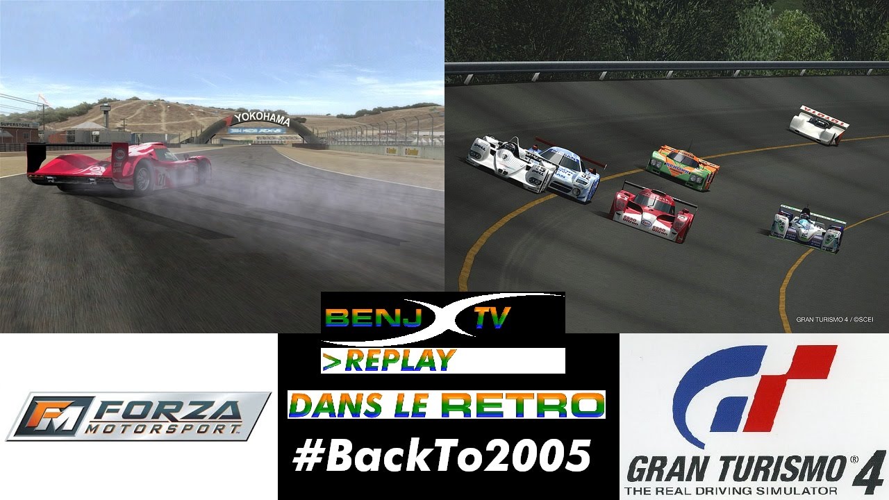 Dans le rétro #3 : Forza Motorsport & Gran Turismo 4 (#BackTo2005) e-sportv