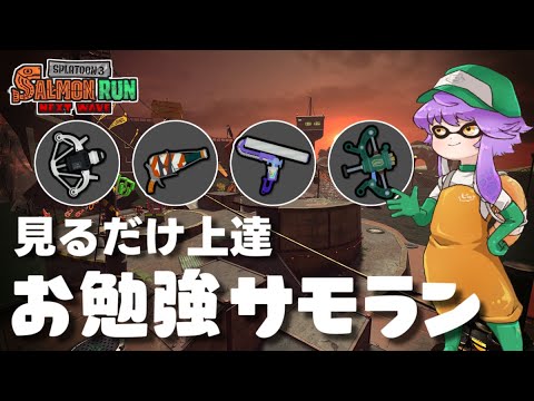 【サーモンランNW】見るだけ上達"お勉強ｻﾓﾗﾝ"！初出フルイドVでキケマアラマキ砦！！【スプラトゥーン3】