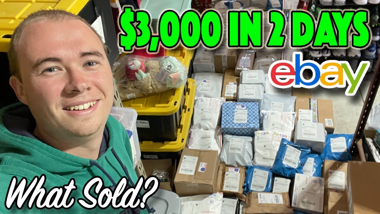 How I Make 3K Each Weekend Selling on eBay as My FullTime Job What