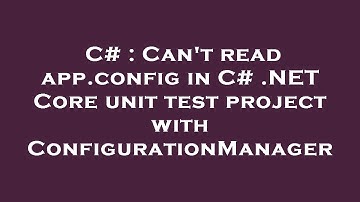 C# : Can