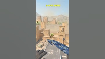 B Huge Smoke From Car On Dust 2 CS2 #shorts