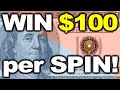 Like printing money win 100 per spin v28