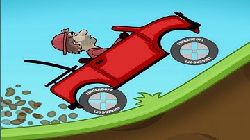 Hill Climb Racing - racing game - racing car game - Gameplay walkthrough part 1 - jeep(iOS, Android)
