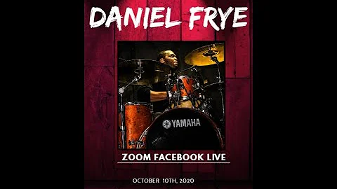 Drummer and Bass player, Daniel Frye chopping it u...