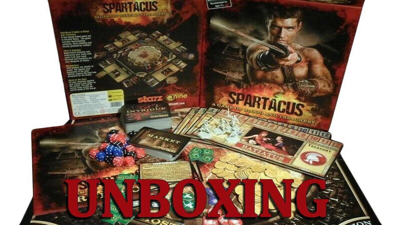 Unboxing Spartacus: A Game of Blood and Treachery - YouTube