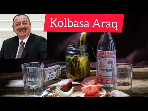 İlham Əliyev Kolbasa araq söhbəti