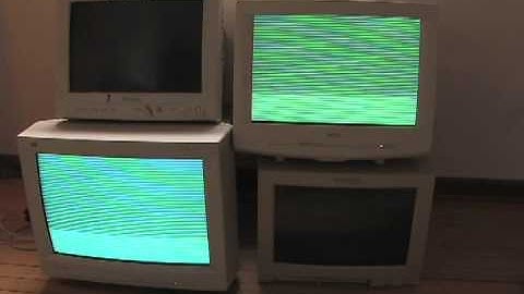 CRT Monitor Synth Experiment 02