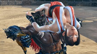 Armor Kings Crazy Grabs On Mai Shiranui Tekken-8