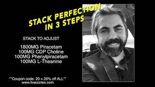 LIVE ADJUSTMENT: Perfecting a Nootropic stack in 3 STEPS