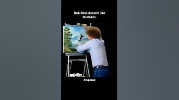 Absolutely no mistakes allowed on air. #BobRoss #aicontent #aiartist