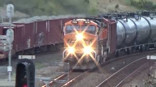 (Northbound) BNSF Crude Oil Train passes through Chambers Bay / Pioneer.