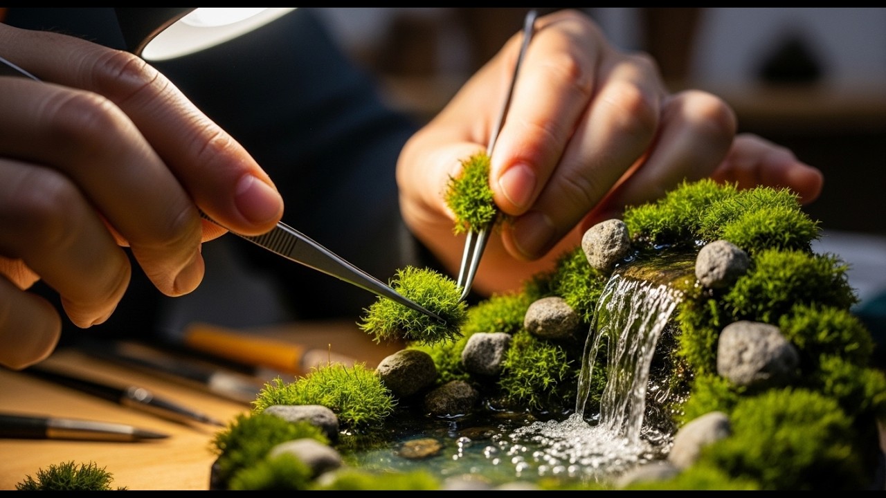 Tiny Waterfall, Giant Detail — Realistic Miniature Diorama Build From ...