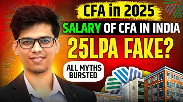 CFA SALARY in INDIA🔥MYTHS BUSTED! CFA salary, jobs, company, etc.| CFA course 2025 full details|CFA