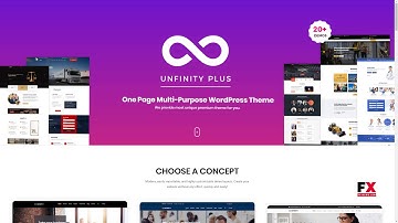 Unfinity Plus - Multipurpose One Page WordPress Theme      Melvin Lin