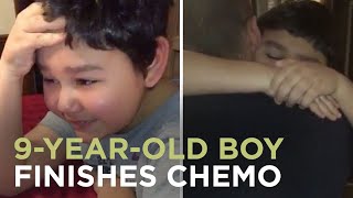 'Happiest Tears Ever' As 9-Year-Old Finishes Chemo