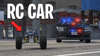 I Became A Getaway Driver In A RC Car in GTA 5 RP