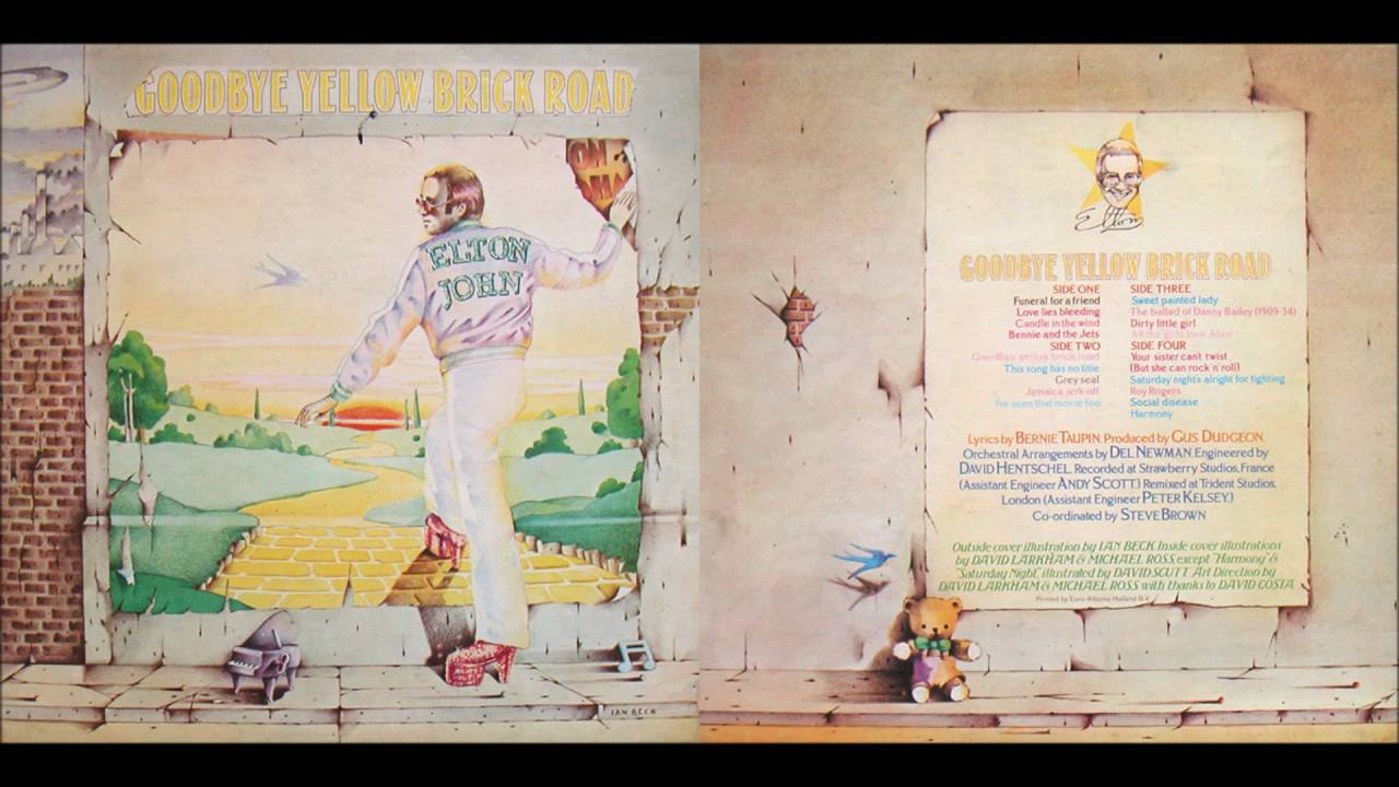 1973, Elton John, Goodbye Yellow Brick Road, Bennie And The Jets, Pop Rock,...