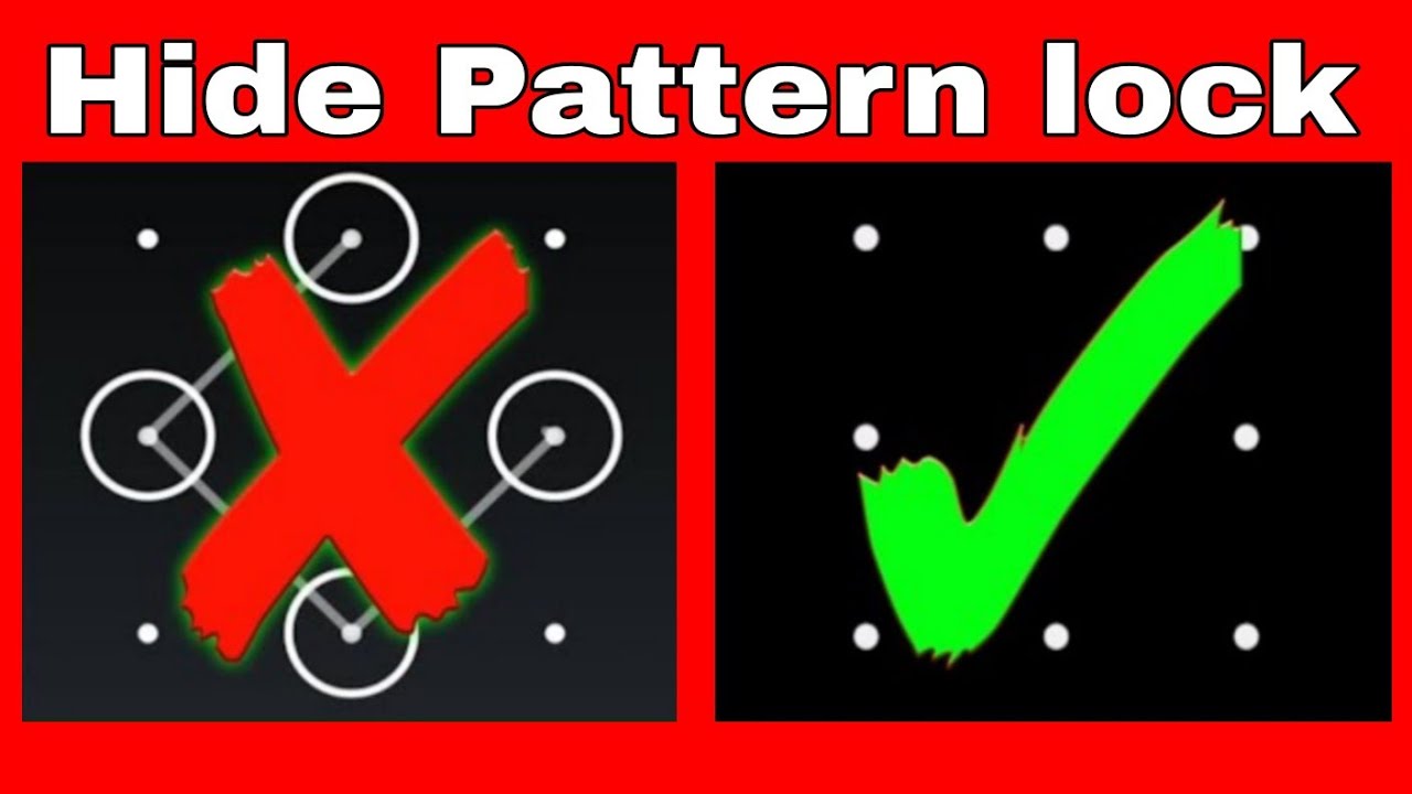 Pattern lock hide kaise kare | How To Hide (Invisible) Pattern Lock In Mobile Phone