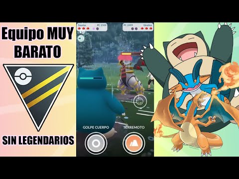 Equipo MUY BARATO para Liga ULTRA | Pokemon GO Battle League