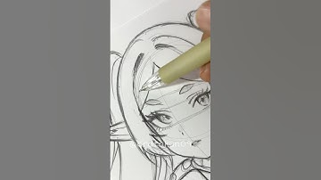 Drawing Frieren #shorts #howtodraw #frieren #drawing