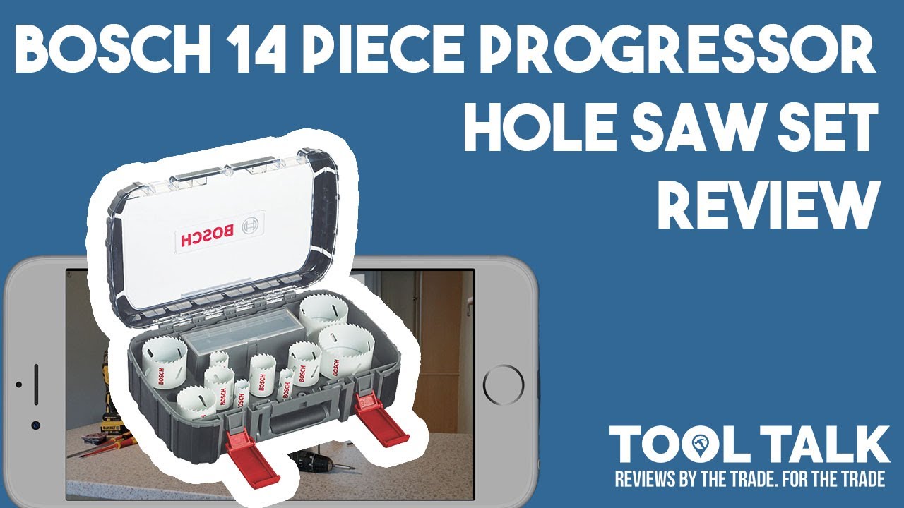 Bosch 14 Piece Progressor Holesaw Kit Review - YouTube