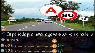 Nouvelle 40 questions d'examen de code de la route 2022 Serie #1 screenshot 1