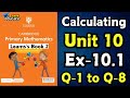 Cambridge Primary Math | Stage 2 | Unit 10:Calculating | Exercise 10.1 Solutions| Saad Educare