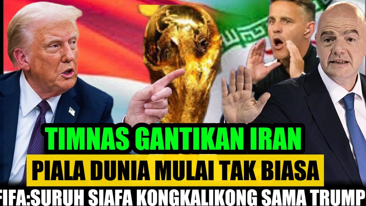 FIFA Tunjuk Indonesia Gantikan Iran di Piala Dunia 2026? JHerdman bangga, Garuda Justru Diuntungkan!