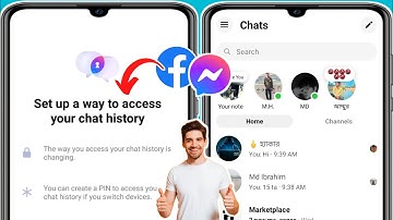 Messenger wants to create PIN. How to ignore this message | Set up a way to access your chat history