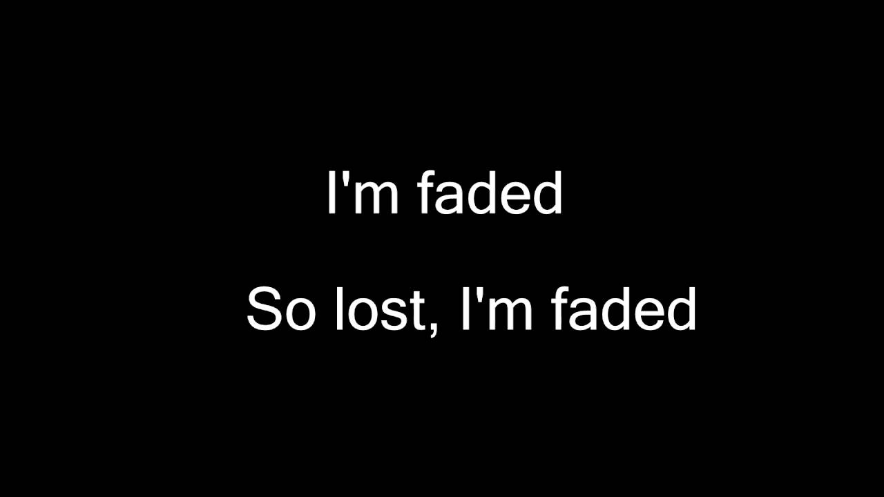 Alan Walker Faded Lyrics Youtube