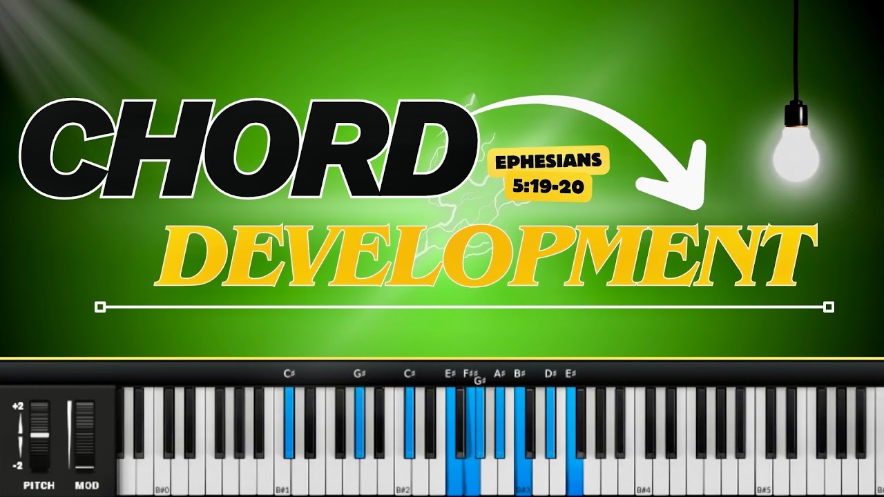 Piano tutorial: How to develop your chords (Passing chords and ...