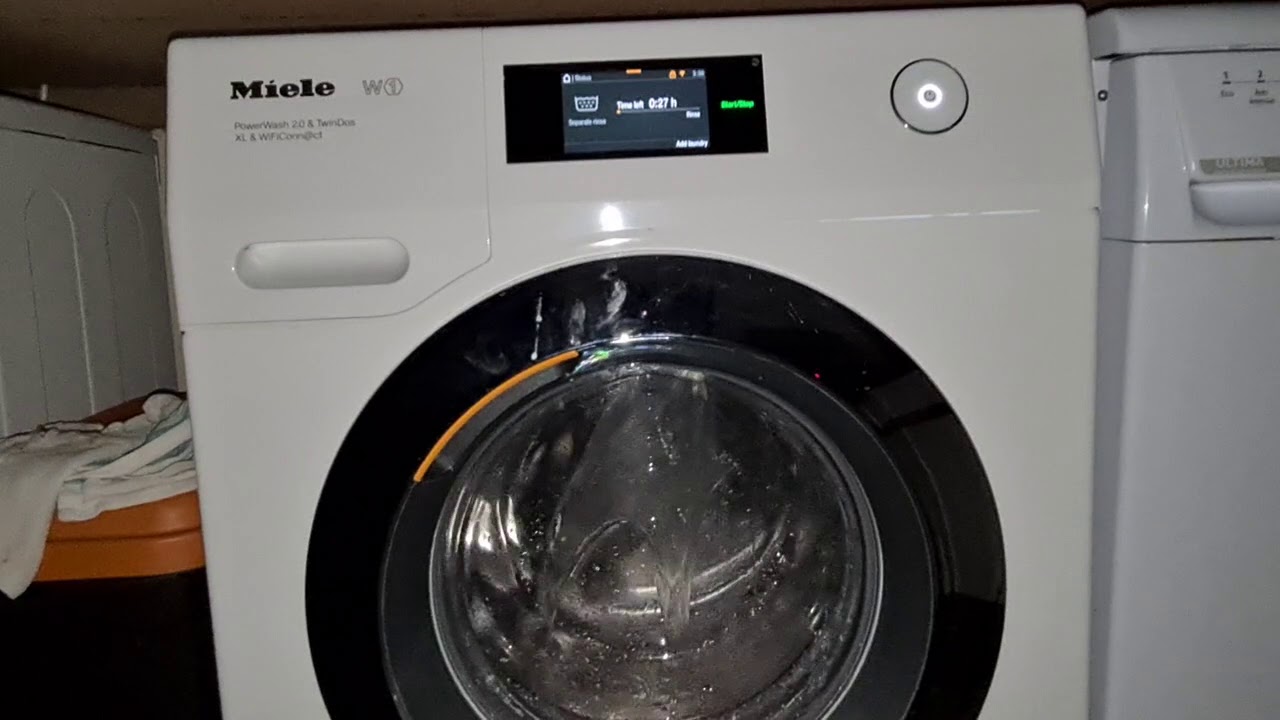 Miele power failure test - YouTube