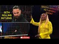 SETH ROLLINS RETURNS!!QUEEN AMINATA RETURNING SOON!!WRESTLING NEWS/CHAT