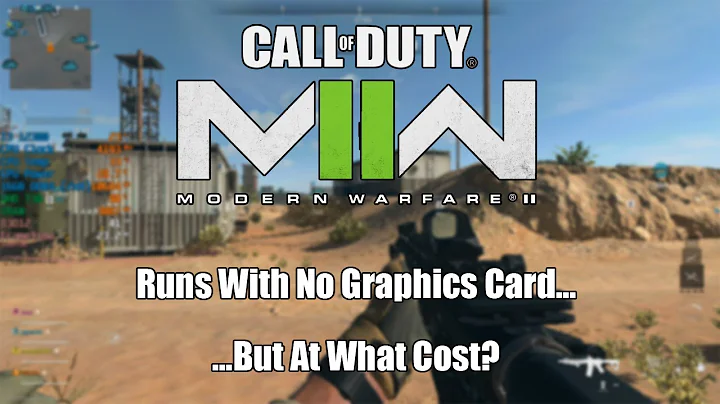 Jogue Call of Duty Modern Warfare 2 sem placa de vídeo!