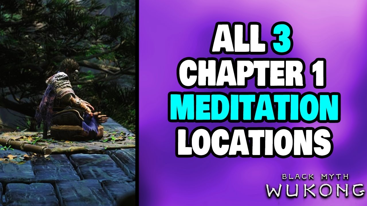 ВСЕ 3 места медитации в Главе 1 Черного Мифа: Укун