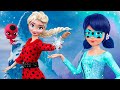 Ladybug et Elsa! Le Défi Magique / 10 Astuces et Bricolages la Reine des Neiges