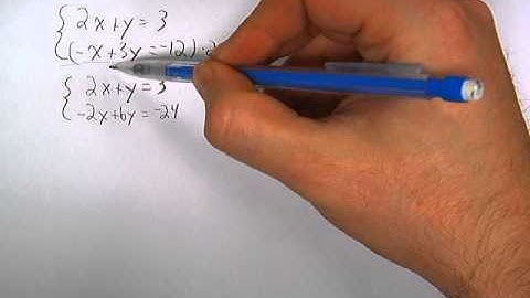 Solving Systems of Equations: Elimination with no Common Coefficients