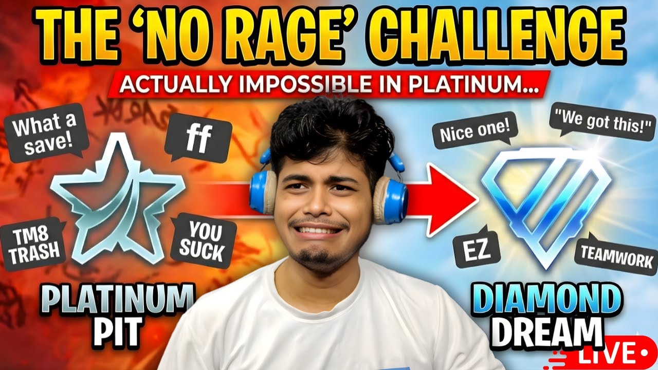 THE "NO RAGE" CHALLENGE 🧘‍♂️ | Actually Impossible in Platinum... 