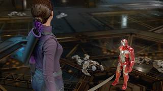 Iron Man Finds Kate Bishop - Marvels Avengers
Iron Man Finds Kate Bishop - Marvels Avengers Iron Man Finds Kate Bishop - Marvels Avengers