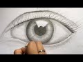 How to draw a realistic eyes  pencil drawingkeshirw4ff