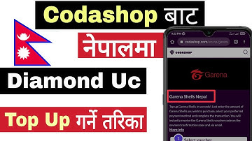 how to top up diamond from codashop in nepal / how to top up codashop in nepal |