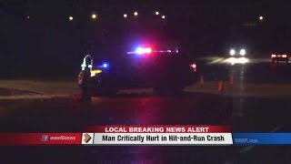 Driver taken into custody after hit-and-run crash