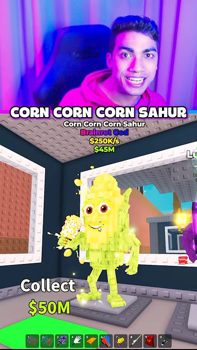 NEW CORN CORN CORN SAHUR STEAL A BRAINROT 😱