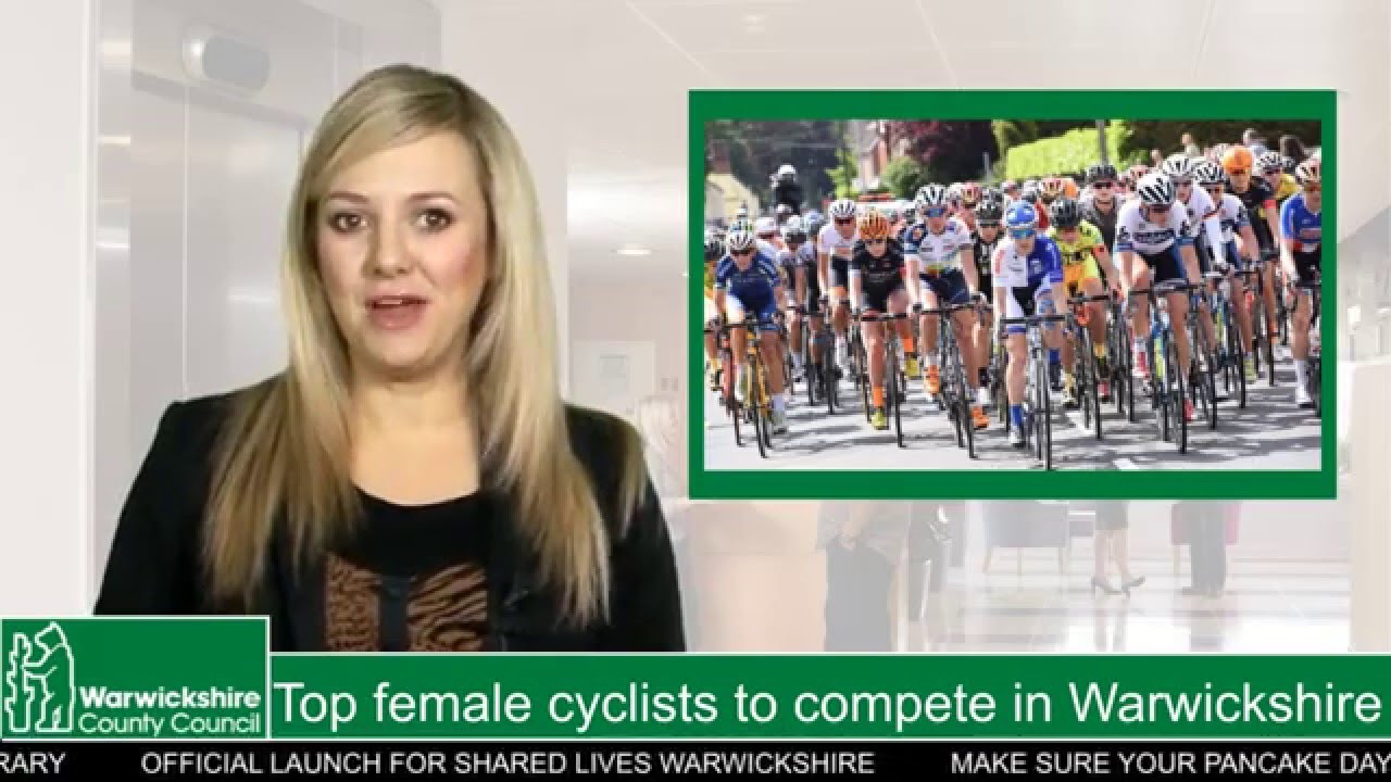 Top female cyclists to compete in Warwickshire YouTube